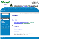 Desktop Screenshot of albalagh.net