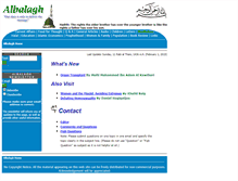 Tablet Screenshot of albalagh.net